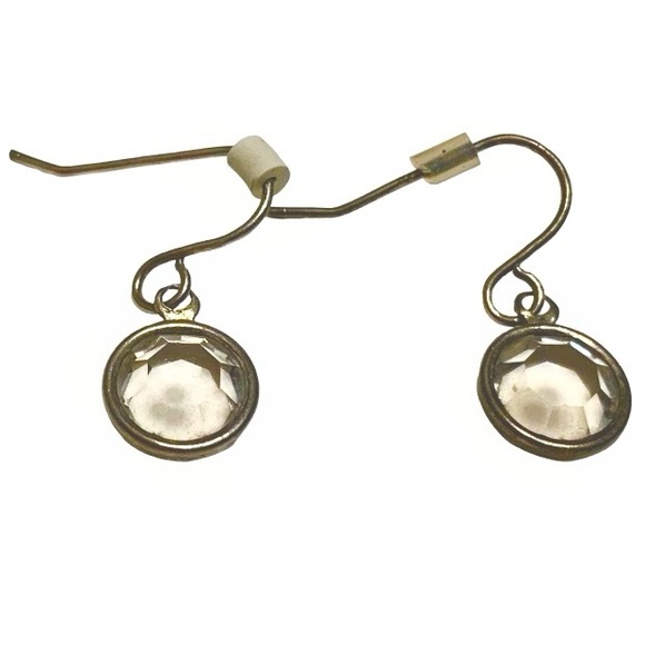 EARRINGS CRYSTAL RHINESTONE DANGLE
HYPOALLERGENIC PURE TITANIUM, STAINLESS STEEL - Picture 3 of 7